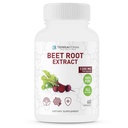 Red Beetroot Extract 1300 מ"ג עבור שירות - אבקת Beetroot תוספת - 60 קפסולות - חודש אחד - טבעוני ידידותי - מיוצר בארה"ב