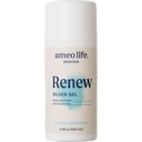 Ameo Life Extra Power Colloidal Silver Gel 35 ppm - pH Balanced, Structured Silver Gel for Healthy Skin, Minor Cuts, Scraps & Burns - Natural Skin Care for Rejuvenation (100 מ"ל)