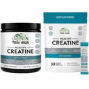 TERRA ORIGIN Creatine Monohydrate Bundle | 75 משרתות Stick Pack וג'ארד Combo | תוספי אבקה Micronized