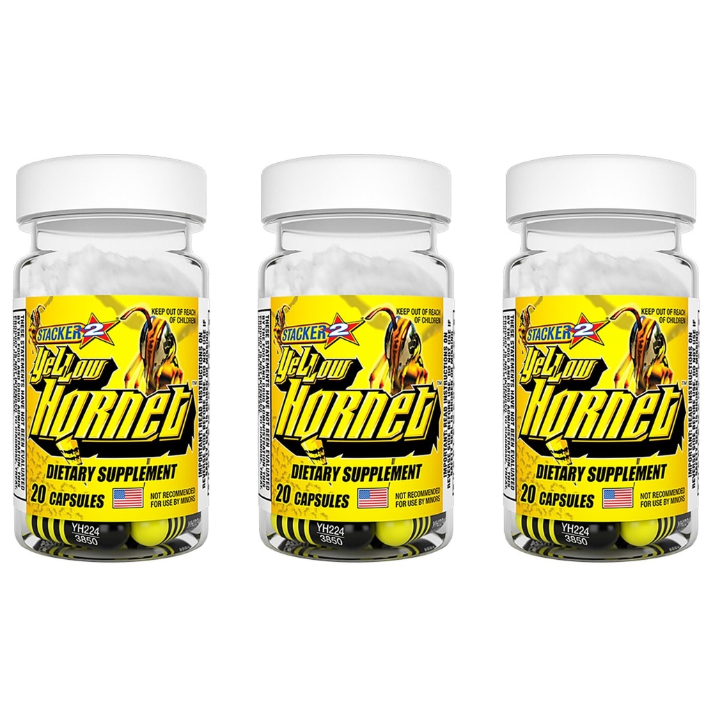2 YELLOW HORNET (3) 20CT מזל