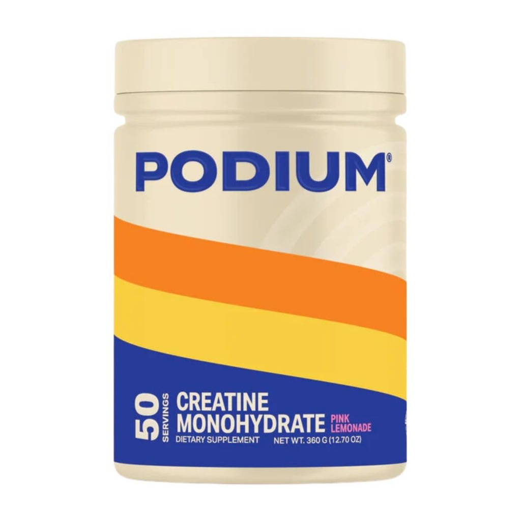 Podium Nutrition, Solos | Creatine Monohydrate, 50 משרתים, Pink Lemonade, Boost אתלטיק ביצועים
