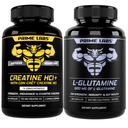 Prime Labs Creatine HCl כמוסות (60 ct) + L Glutamine (180 ct)