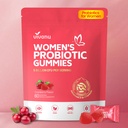 VivoNu Viginal Probiotics for Women, Women Probiotics, Feminine Balance Gummies, Prebiotic Gummy, Cranberry Probiotics for Woman Vaginigal Health, Yeast Ph Balance