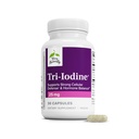 טרי-Iodine - תוספת תזונתית לתמיכה בבריאות השד והפרו-מדינתית - סיוע פונקציונלי בריא Thyroid - 25 מ"ג, 30 קפסולות