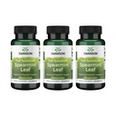 Swanson Spearmint Leaf (Mentha Spicata)-Full Spectrum Herbal תוסף תומך בבריאות העיכול & Mild Stomach בעיות - (60 קפסולות, 400 מ"ג כל) 3 Pack