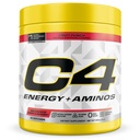 C4 אנרגיה + Aminos אבקת, 5g BCAAs & EAAs עבור שריר התאוששות, 3 אלקטרוליטים עבור הידרציה, 100 מ"ג טבעי Caffeine, Pre Workout, Zero Sugar, 30 משרתים, פירות Punchtes.