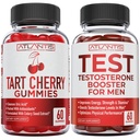 Atlantis Nutrition Tart Cherry 60 חניכיים + טסטוסטרון Booster 60 חניכיים