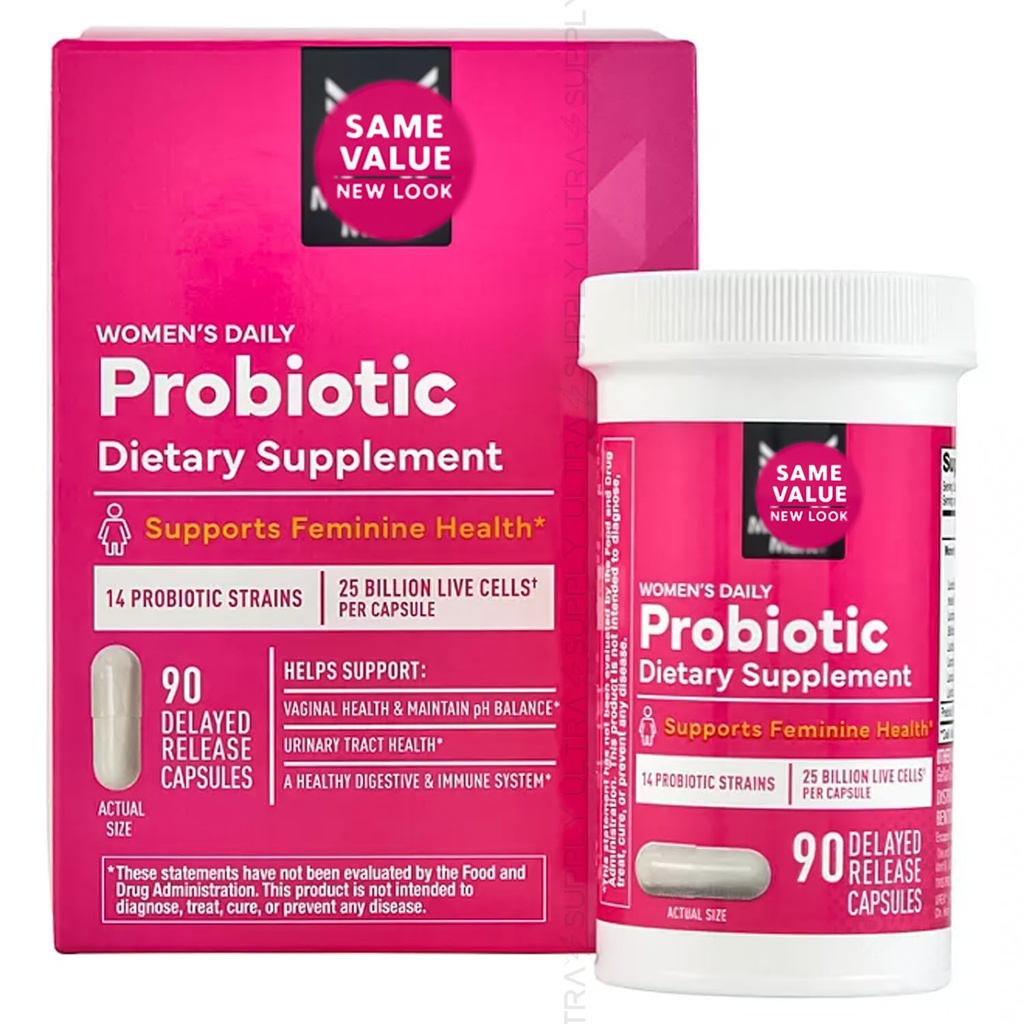 החברים מארק נשים Probiotic 25 מיליארד CFU - 14 סטרינס, נדחה קפסולות שחרור, 90 Count
