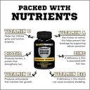 THICKGROW GrandBEARD Gummies - Get a Stronger, Longer, Thicker Beard Growth פורמולה לגברים עם ביוטין, B12, ו -10+ Elite Beard-Building הויטמינים 60 Cherry Flavored Gummies!