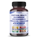 CORTISOL Health Ashwagandha Magnesium Chamomile L-theanine - Made in USA