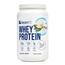 LeanFit WHEY חלבון טבעי וניל - 100% אבקת חלבון Whey, 24g חלבון Per המשרת - Grass-Fed, Gluten-Fed, Low Carb, BCAAs, Amino Acid - 23 משרתות, 1.83 פאונד Tub Tub Tub Tub Tub.