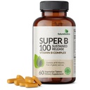 Futurebiotics Super B 100 Sustained לשחרר ויטמין B מורכב non-GMO, 60 טבליות צמחוניות