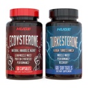 תוספי ענק Turkesterone & Ecdysterone Stack, בנו שריר וכוח, לשפר את טכנולוגיית Absorption (60 משרתים)
