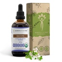 Bacopa USDA אורגני | Alcohol-FREE Extracts, High-Potency Herbal Drops, הירגעות, אפקט קוגניטיבי חיובי | עשוי מ-100% מוסמך אורגני Bacopa (Bacopa Monnieri) Dried Herb 4 oz