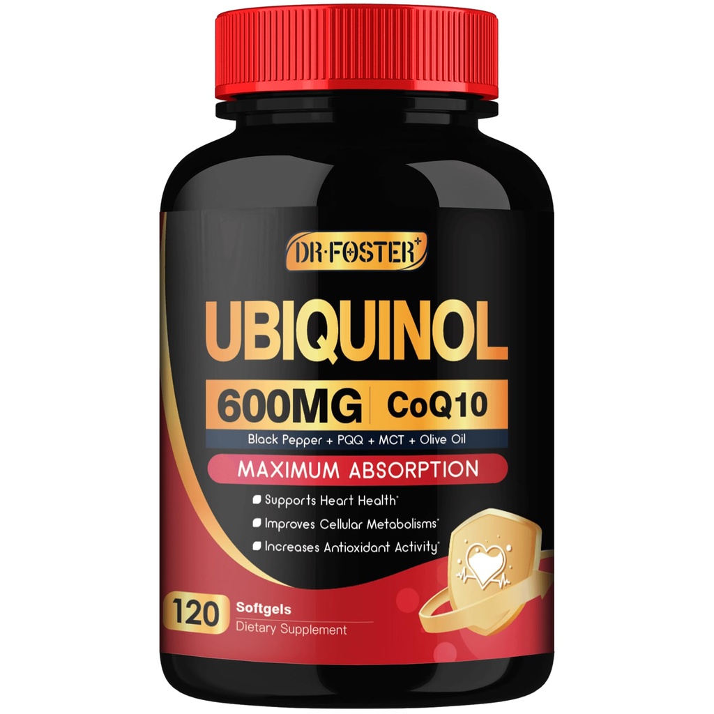 DRFOSTER CoQ10 600 מ"ג, Ubiquinol