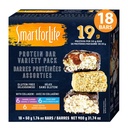 חכם לחיים - חלבון גבוה, Low Sugar Bar Variety Pack, Gluten Free Carmel Almond, שוקולד & Peanut Butter שוקולד Crunchy Meal החלפת Bars עם קובצי Cookie Diet non-GMO 18ct