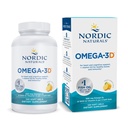 Nordic Naturals אומגה 3D, Lemon Flavor - 120 Soft Gels - 690 מ"ג אומגה 3 + 1000 IU ויטמין D3 - שמן דגים - EPA & DHA - תמיכה חיסונית, המוח והבריאות, עצמות בריאות - non-GMO - 60 משרתים