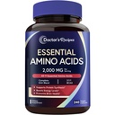 המתכון של דוקטור הוא Essential Amino Acids תוסף, All 9 Essential Amino Acids (EAA), BCAA 2:1, 240 קפסולות Veggie