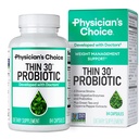 Physician's CHOICE Probiotics for Weight Management & Bloating - 6 Probiotic Strains - Prebiotics - Keyרכיב קייאן - תומך ב- Gut Health - ניהול משקל לנשים וגברים - תה ירוק - 84 CT