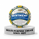 Rawleigh Medicated Ointment: 4.5 oz Blue Tin, מבוגרים וילדים: צ'סטר צ'סט רוב עבור Cold, Nasalונגestion, Small Aches & Pain, עם קמפור, Menthol & Eucalyptus, non-Grlack - חבילת 1