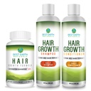 Best Earth Naturals Hair growth Starter Set with Hair growth growthוויטמיןs, Shampoo ו- Conditioner