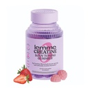 Lemme Creatine Monohydrate חניכיים עבור נשים וגברים, 5g Dose כדי לתמוך שריר Lean, כוח, התאוששות, בריאות קוגניטיבית, w / Ginseng עבור Absorption, Sour Strawberry, NSF מוסמך, 60 מסטיקנים