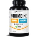 Healthfare Yohimbine HCL 5 מ"ג | 240 קפסולות טבעוניות | מקסימום כוח פורמולה | טבעוני, Non-GMO, Gluten-Free | Made in the USA