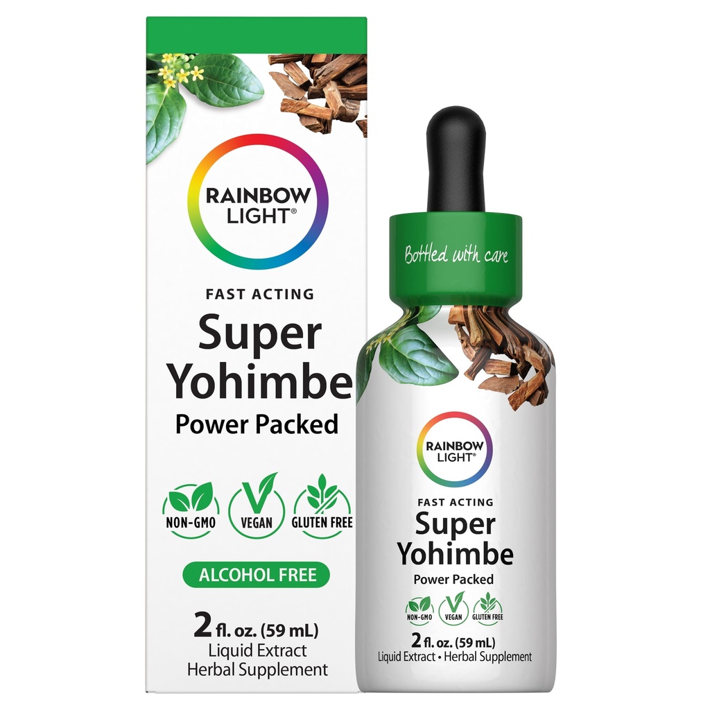 Rainbow Light Yohimbe Extractable for Men and Women | 2 Fl Oz | Fast Acting, Power Packed Formula