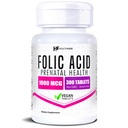 Healthfare Folic Acid 1000mcg | 300 טבליות Veg | ויטמין B9 | Gluten-Free | Non-GMO | Made in USA
