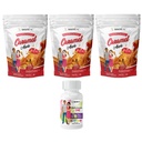 BariatricPal 90-Day Bariatric ויטמין Bundle (Multivitamin One 1 ליום! קפסולה עם 45 מ"ג ברזל ו Calcium Citrate Soft Chews 500 מ"ג עם Probiotics - Carmel Apple