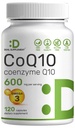 CoQ10 600 מ"ג, 120 קפסולות - עם אומגה 3 Fatty Acid 100 מ"ג - מקס כוח - תוספי Coenzyme Q10 - Heart, Energy, & Brain Health Antioxidant Support - non-GMO