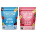 Ultima Replenisher Electrolyte אבקת לשתות Mix Bundle - סוכר חינם - Variety, Gut Health - 20 Stickpacks, 14 Stickpacks - 6 אלקטרוליטים ומינרלים - Keto Friendly, טבעוני, non-GMO