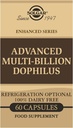 Solgar Advanced Multi-Billion Dophilus, 60 קפסולות ירקות - תומך בגלורה בריאה - 5 מיליארד מיקרואורגניזמים Per Serve - Gluten, חלב, Lactose & Milk No - Vegetarian - 60 משרתים
