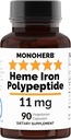 Heme Iron Polypeptide 11 מ"ג - 90 קפסולות צמחוניות - תוספת ברזל