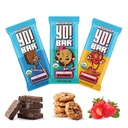 יום! בר על ידי Bearded Brothers Vegan Organic Kids Bar |ten Free, Paleo and Whole 30 | Soy Free, Non-GMO, Low Glycemic, No Sugar הוסיף, סיבים + Whole Foods | Variety 3 Flavor Pack | 25 Bars Bars