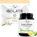 שריר החג Isolate + Creatine Candy Bundle: 1 חלבון Whey חלבון Isolate (Vanilla, 5lb) + 1 Creatine Candy (Lemon Lime, 360) | תוספי Premium, Vegetarian, Gluten Freeten Freeten Freeten) + 1 Creatine Candy (Lemon Lime, 360)