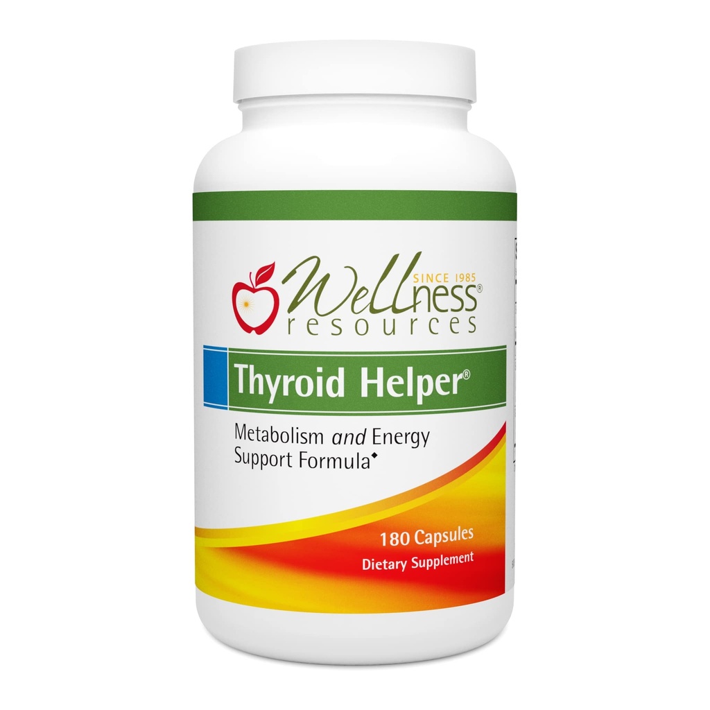 משאבי בריאות Thyroid Helper - תוספת טבעית עבור מטבוליזם, אנרגיה, התמיכה Thyroid (180 קפסולות)
