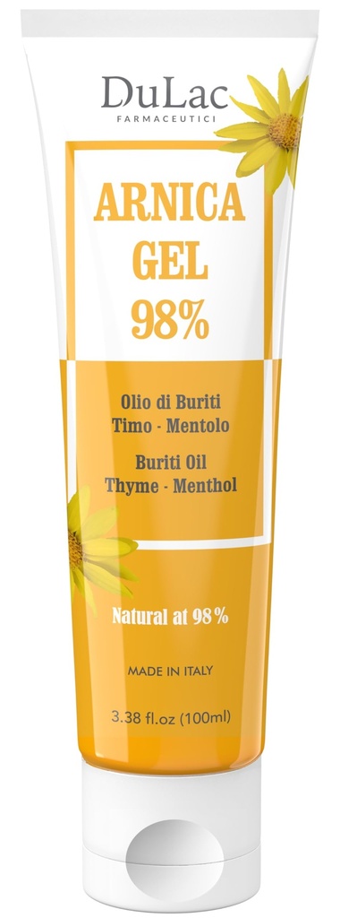 Dulàc - Arnica Gel for Bruising and Swelling 3.38 Fl Oz, 98% Arnica מונטנה Cream תוספת כוח עבור שריר וסיוע משותף, non-Gry, Natural Formula, Cool Effect, אלכוהול חופשי חינם