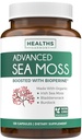ים אירי אורגני Mosss כמוסות - אורגני הים Moss כמוסות עם Bladderwrack Burdock Root ו Black Pepper לחלץ עבור Absorption משופרת - טבעוני non-GMO & Made בארה"ב (2 חודשים אספקה)