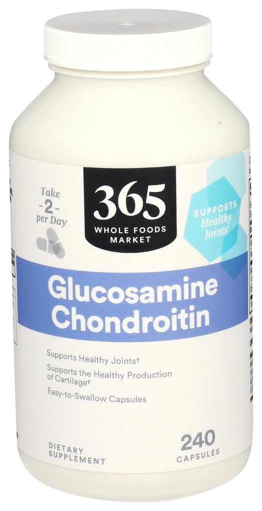 365 על ידי Whole Foods Market, Glucosamine Chondroitin, 240 הרוזן
