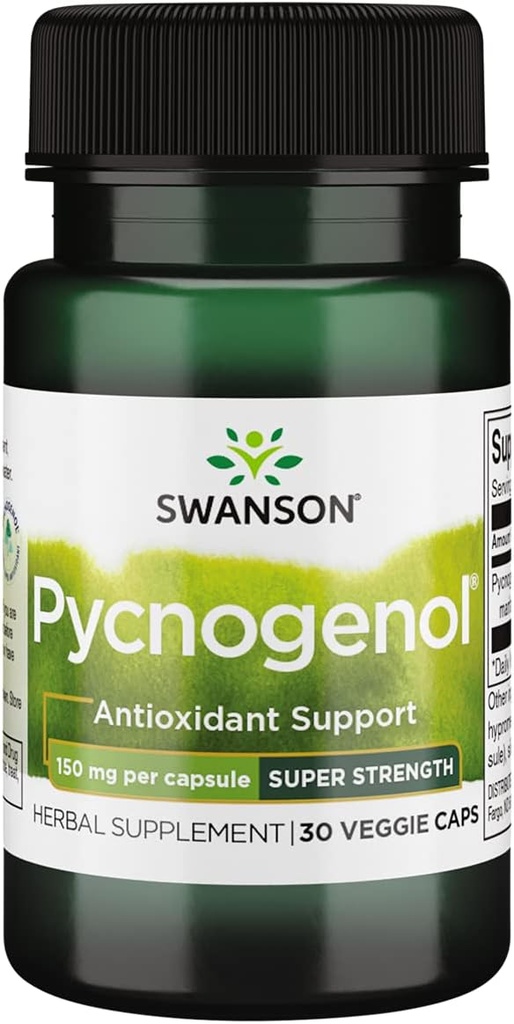 סוונסון Super Power Pycnogenol 150 מיליגרם 30 Veg כמוסות