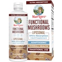 MaryRuth Organics Mushroom, תוסף Mushroom, ויטמין נוזלי Mushroom, תוסף Reishi Mushroom לתמיכה ב- Immune, טורקיה Tail ויטמין for Stress Relief, Vegan, non-GMO, Gluten Free, 15.22 Fl Oz