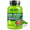 תוסף NATURELO Calcium - עם ויטמין C, ויטמין D3, K2, ו Calcium Magnesium Zinc עבור כוח העצם עם Calcium 600 מ"ג - מבוסס צמחים, 240 קפסולות צמחוניות, non-GMO, Soy & Gluten-Free-Free-Free-Free-Free-Free-Free-Free-Free-Free-Soy