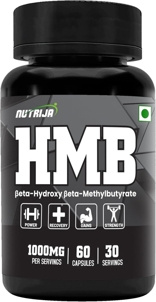 HMB 1000MG קפסולות (Beta-Hydroxy Beta-Methylbutyrate) - Pure HMB (60 קפסולות)