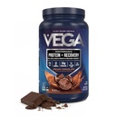 Vega ספורט אבקת חלבון טבעוני + Recovery - 30g צמחי מבוסס חלבון לשרת, שוקולד, 19 משרתים, 5g BCAAs, Probiotics, NSF מוסמך, עבור שקדס ו Smoothies, 1.8lbs (Packaging May Vary)