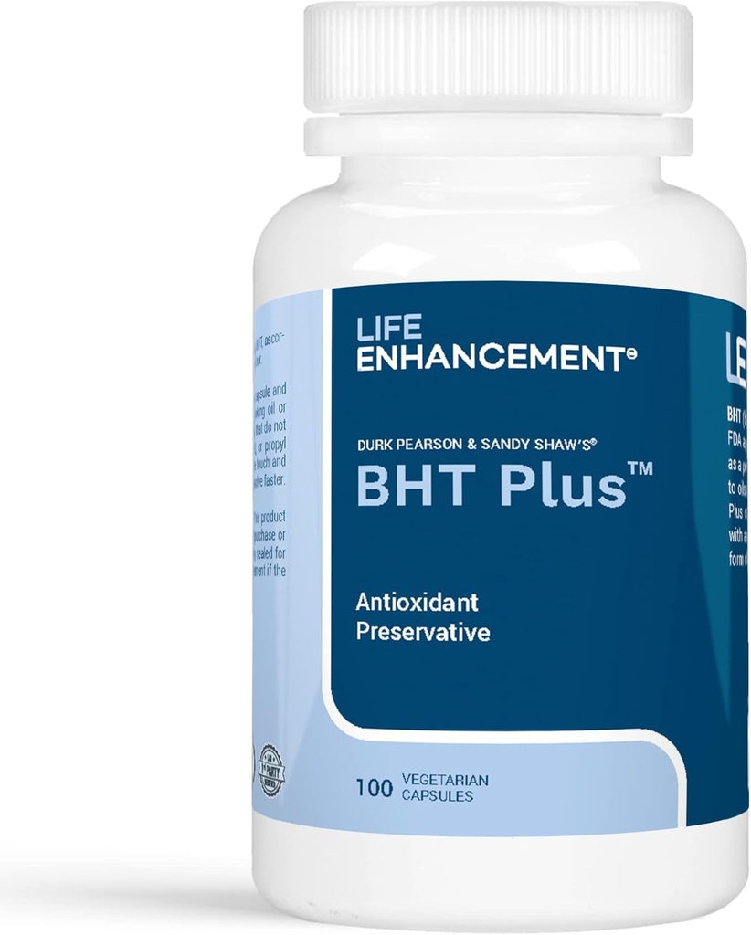 Life Enhancement Durk Pearson & סנדי Shaw's BHT Plus, 100 קפסולות