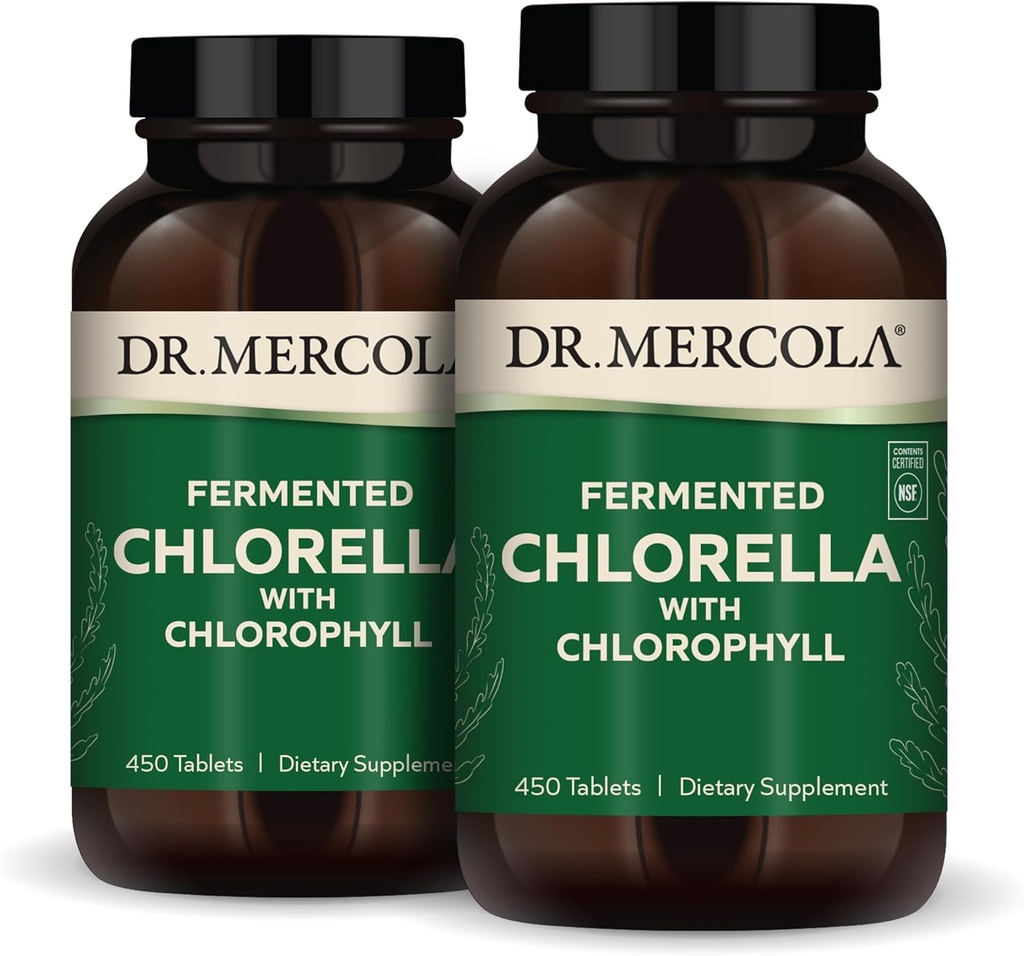 ד"ר מריקולה פורה עם Chlorophyll, 90 משרתים (450 טבליות), 2 בקבוקים, תוספת תזונתית, תמיכה Immune ו-Orice Health, Non GMO, NSF מוסמך מוסמך