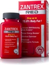 Zantrex Red Fat Burner & Active Energy Booster תוסף | תמיכה ב- Body Sculpting, הגדלת Focus & Workout Performance