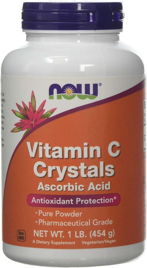 Now Foods ויטמין C Crystals 1 lbs