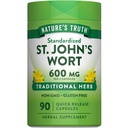 Truth St Johns Wort 600mg | 90 קפסולות | Non-GMO & Gluten Free Supplement